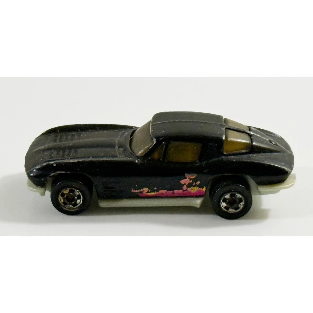 Hot Wheels 1963 Split Window Corvette Kids 1:64 Black Vintage 1979 Mattel Car